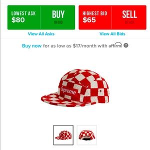 Checkerboard Boucle Camp Cap SS’19